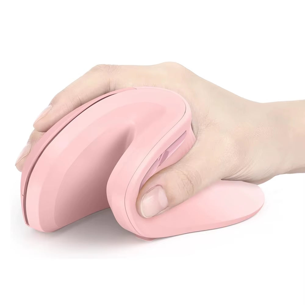 Bluetooth Wireless Mouse Dual Mode Vertical Ergonomic Mouse for PC Laptop Mac Windows Mouse Jiggler