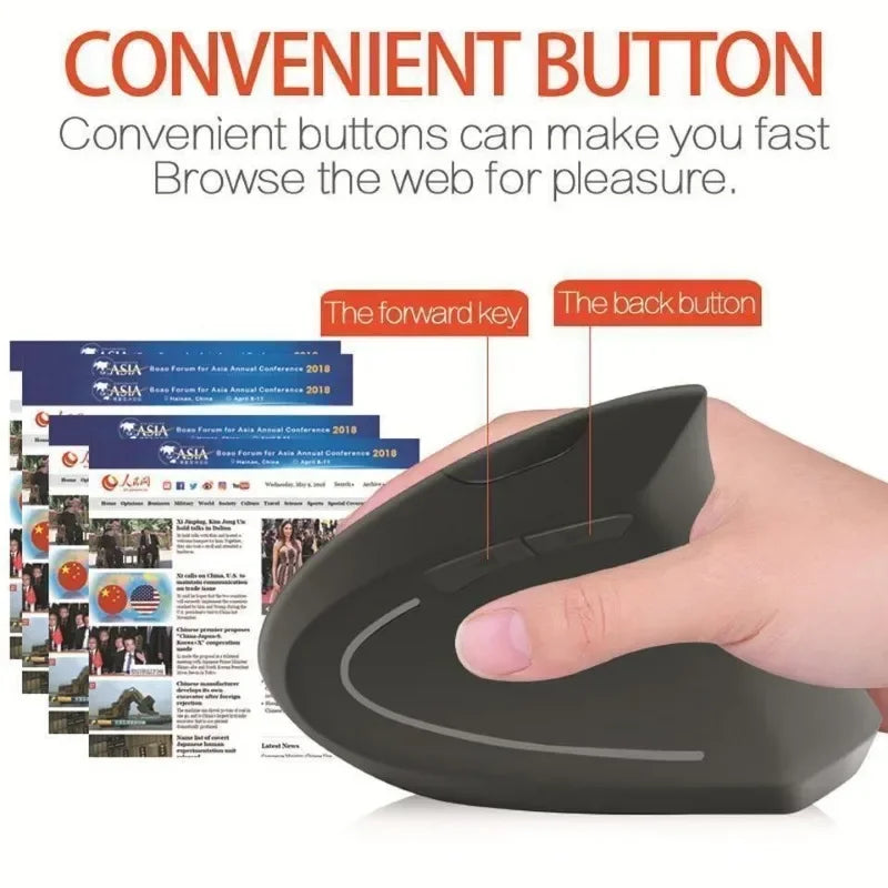 Wireless Vertical Mouse Gaming Mouse Computer Mice Ergonomic