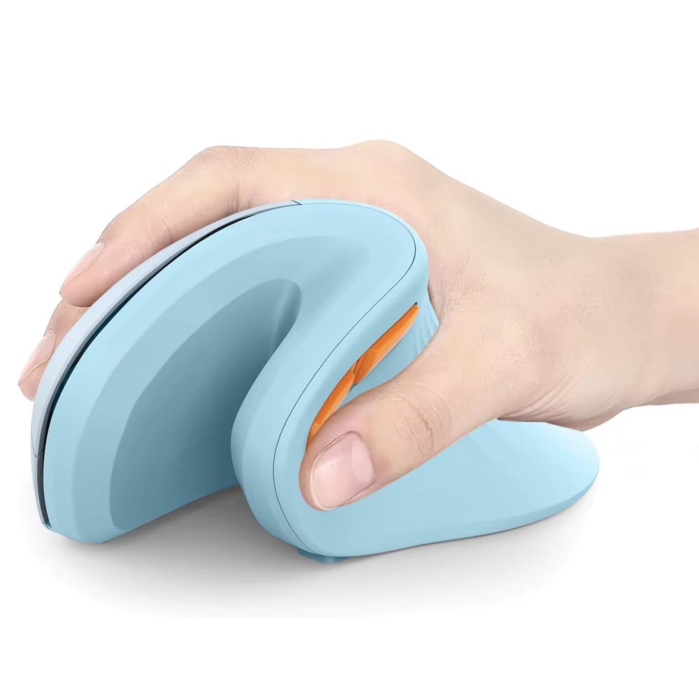 Bluetooth Wireless Mouse Dual Mode Vertical Ergonomic Mouse for PC Laptop Mac Windows Mouse Jiggler