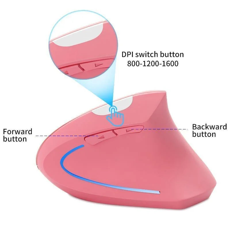Wireless Vertical Mouse Gaming Mouse Computer Mice Ergonomic