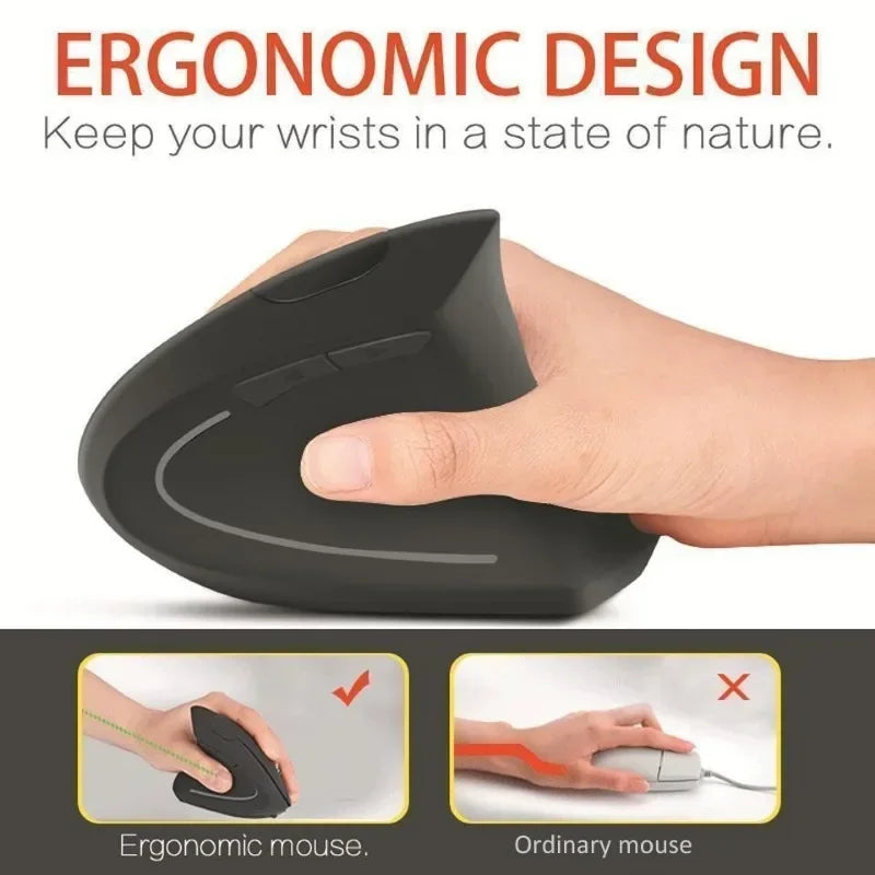 Wireless Vertical Mouse Gaming Mouse Computer Mice Ergonomic