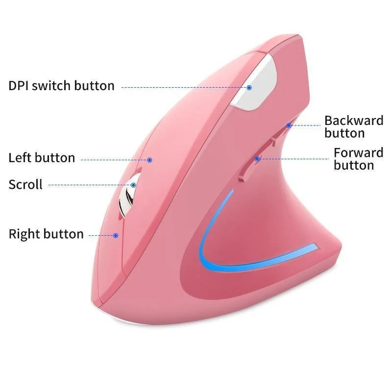 Wireless Vertical Mouse Gaming Mouse Computer Mice Ergonomic